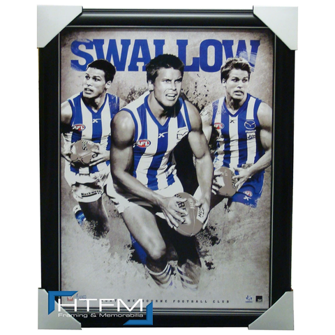 Andrew Swallow North Melbourne Football Club Official Print Framed - 1227