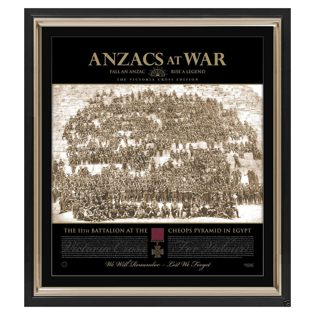 Anzac at War Gallipoli the Spirit of the Anzac L/e Print Framed With Victoria Cross Medal - 2937