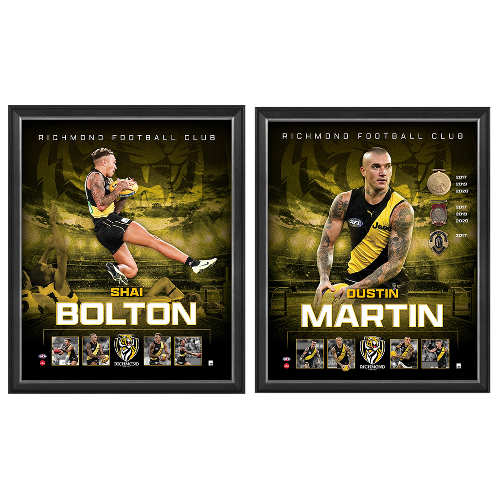 Richmond Package Official Licensed Afl Prints Framed Bolton Martin - 4791