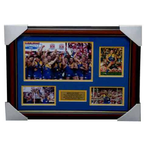 Ben Cousins West Coast 2006 Premiers Signed Photo Collage Framed - 3147