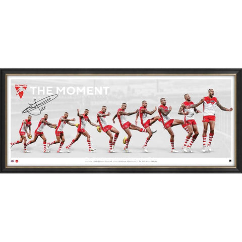 Lance Franklin Signed 1000 Goals Official AFL Time-Lapse Framed - 5128