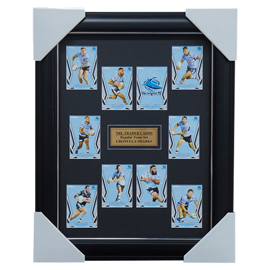 2023 NRL Traders Cards Cronulla Sharks Team Set Framed Graham - 5420