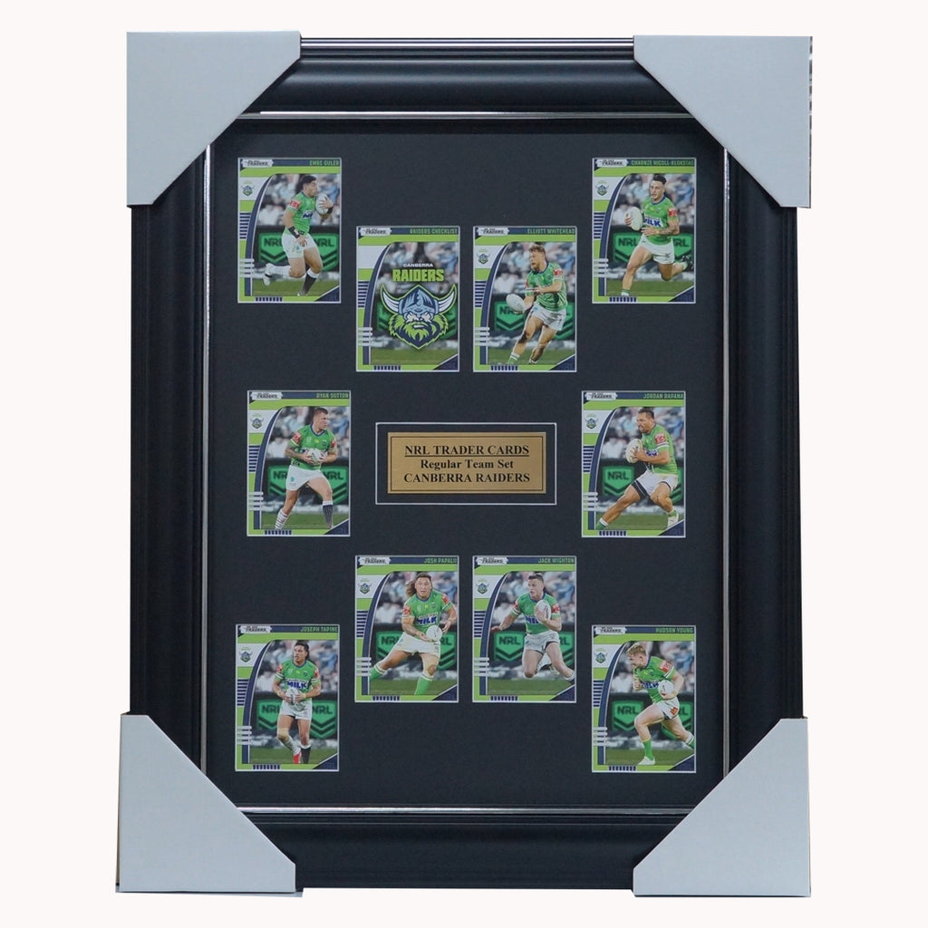 2022 NRL Traders Cards Canberra Raiders Team Set Framed Wighton - 5091