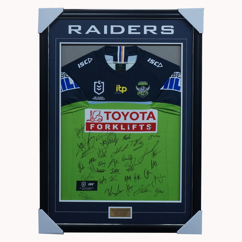 Canberra Raiders Football Club 2022 NRL Official Team Signed Guernsey - 5060