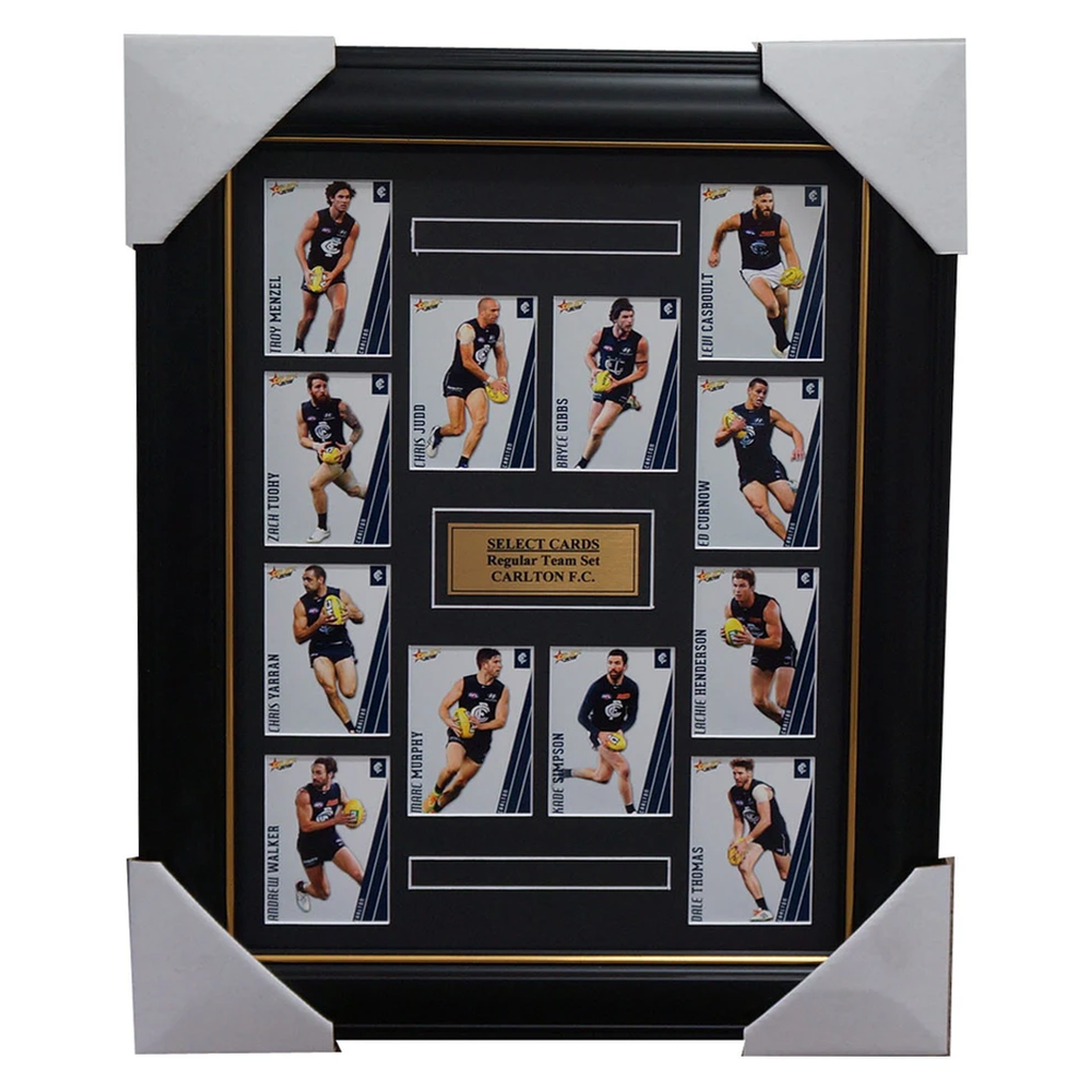 Carlton 2015 Select Card Team Set Framed Marc Murphy Chris Judd Gibbs Thomas - 1018