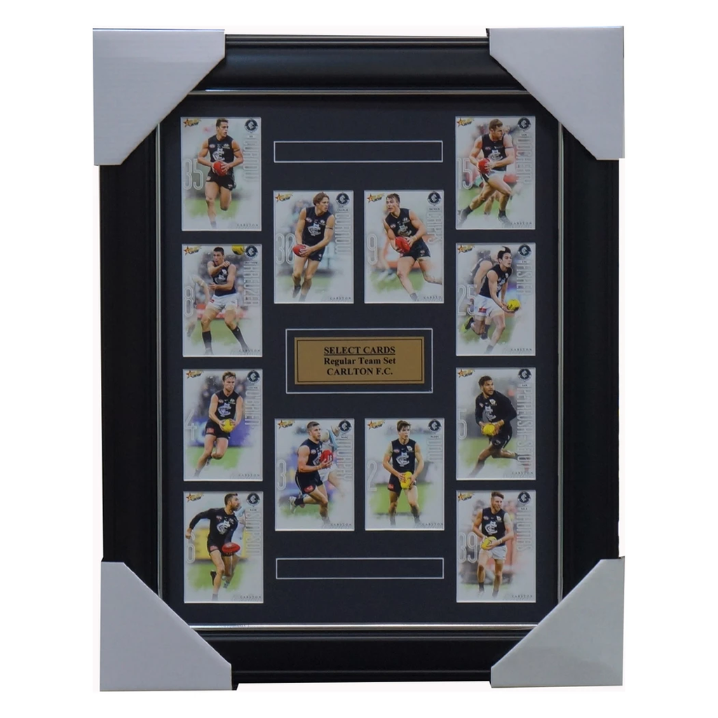 Carlton Blues 2019 Select Card Team Set Framed Marc Murphy Patrick Cripps Afl - 3615