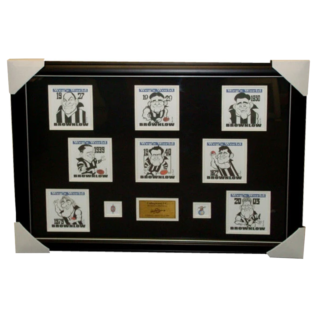 Collingwood Brownlow Medallist Limited Edition Prints Framed