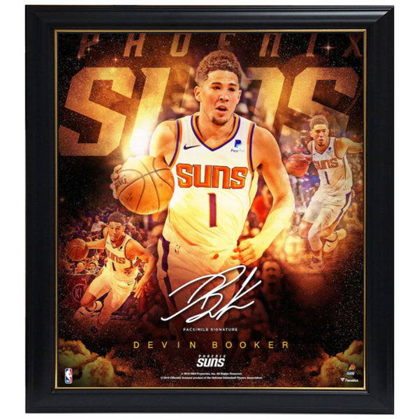 Devin Booker Phoenix Suns Facsimile Signature Framed 16 x 20 Stars of the  Game Collage