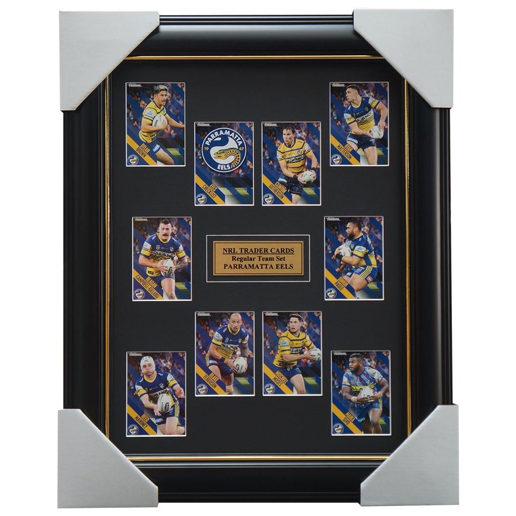 2021 NRL Traders Cards Parramatta Eels Team Set Framed Gutherson Moses  - 4657