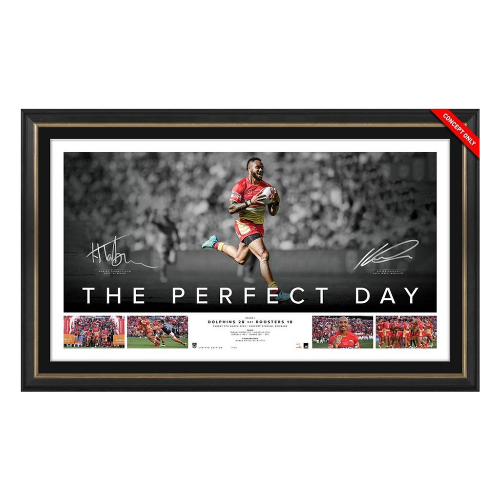 Felise Kaufusi And Hamiso Tabuai-fidow Signed Icon Series Framed - 5458