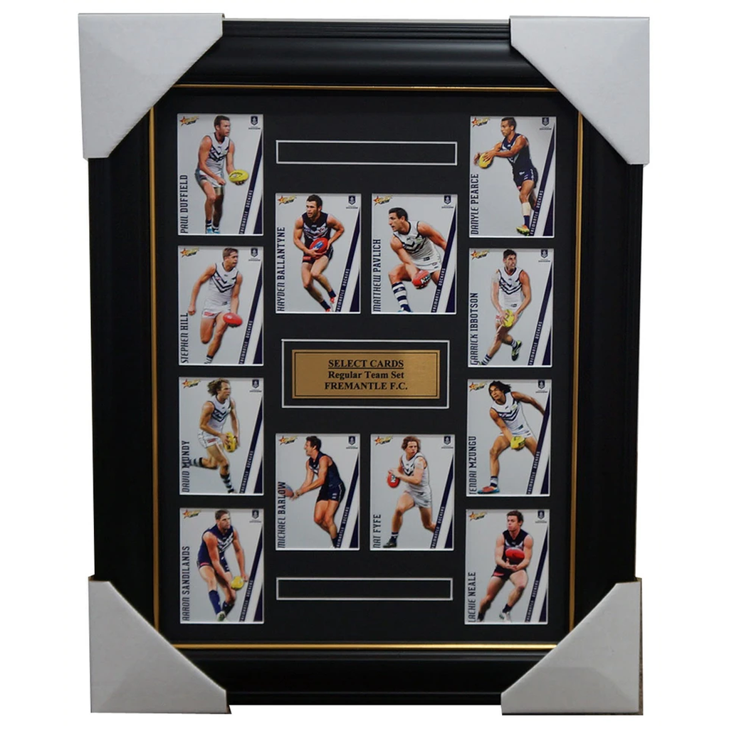 Fremantle Dockers 2015 Select Card Team Set Framed Pavlich Nat Fyfe Ballantyne - 1011