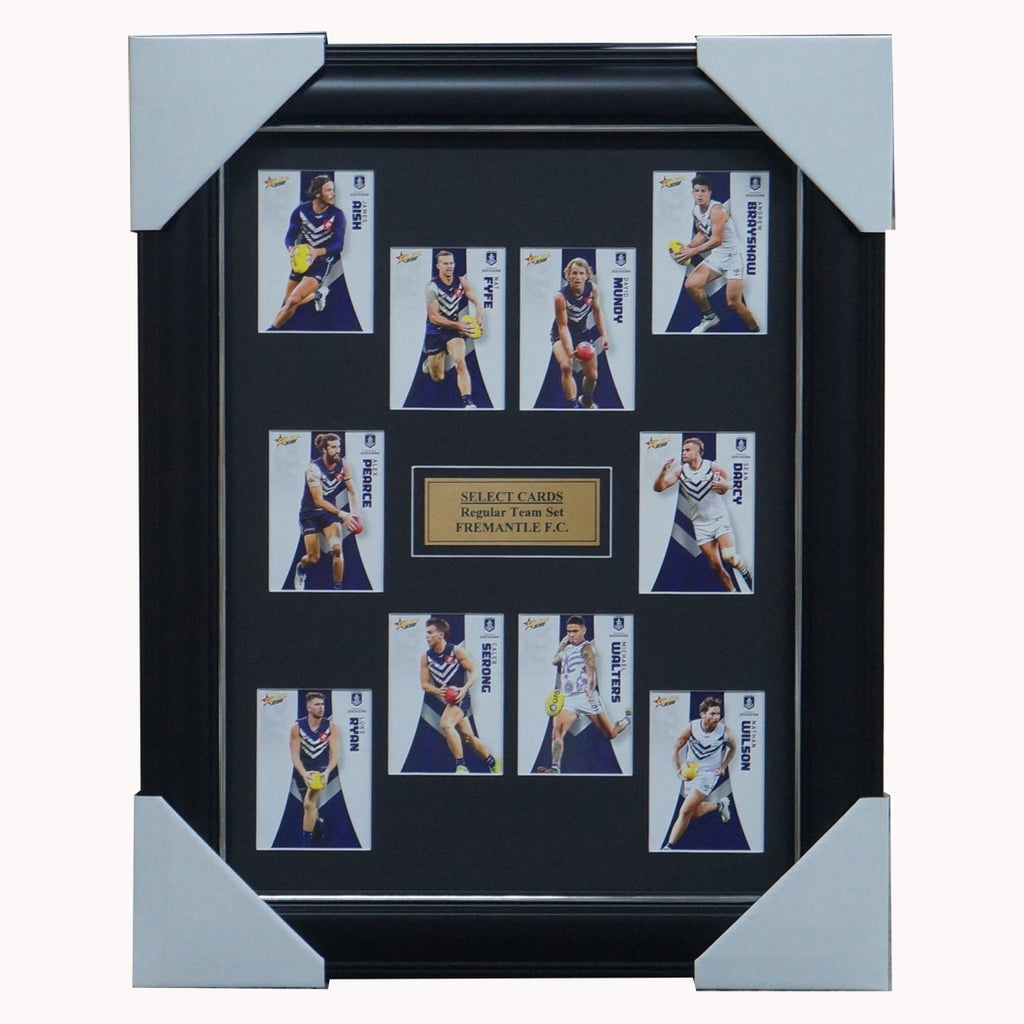 Fremantle Dockers 2022 Select Card Team Set Framed Fyfe Grundy Walters - 5035