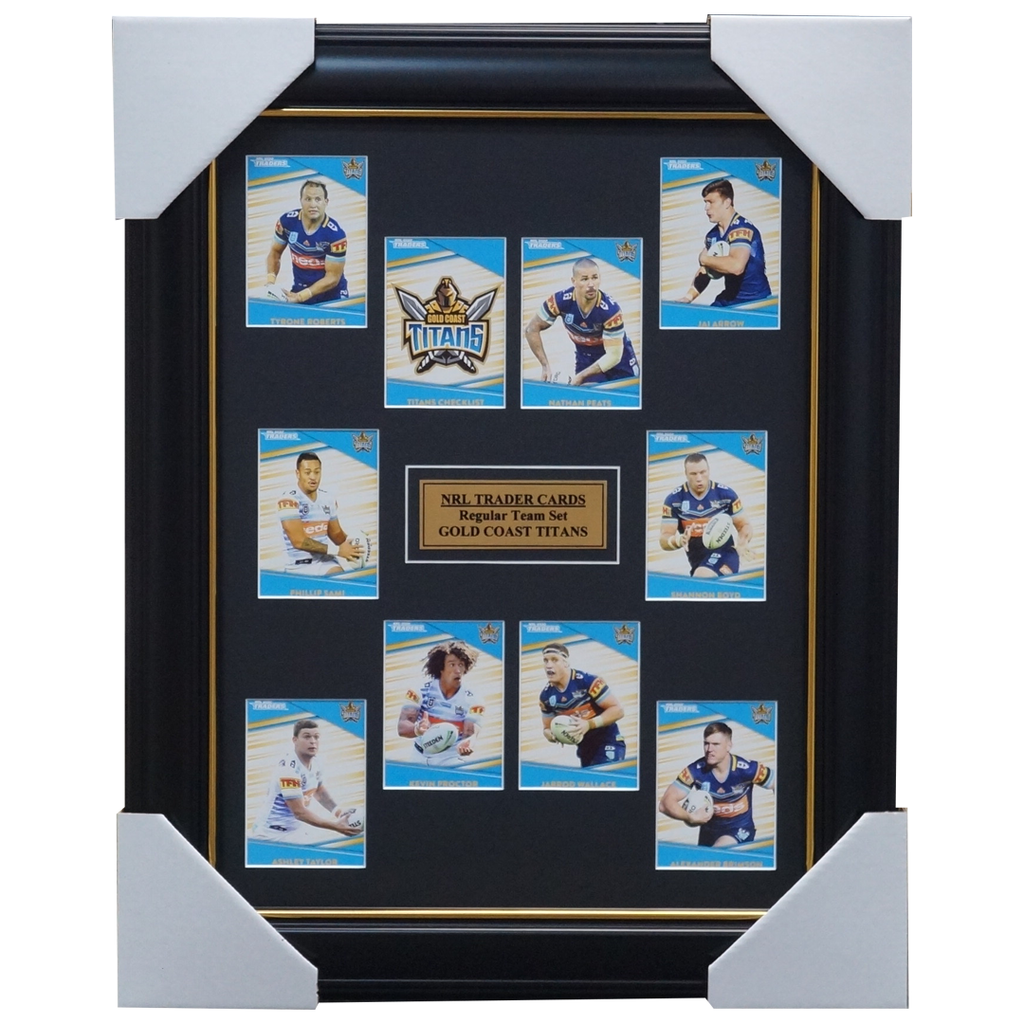 2020 Nrl Traders Cards Gold Coast Titans Team Set Framed Taylor Proctor Brimson - 4022