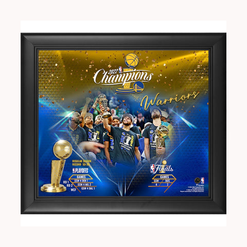 Golden State Warriors 2022 NBA Champions Official Photo Framed Steph Curry MVP - 5209