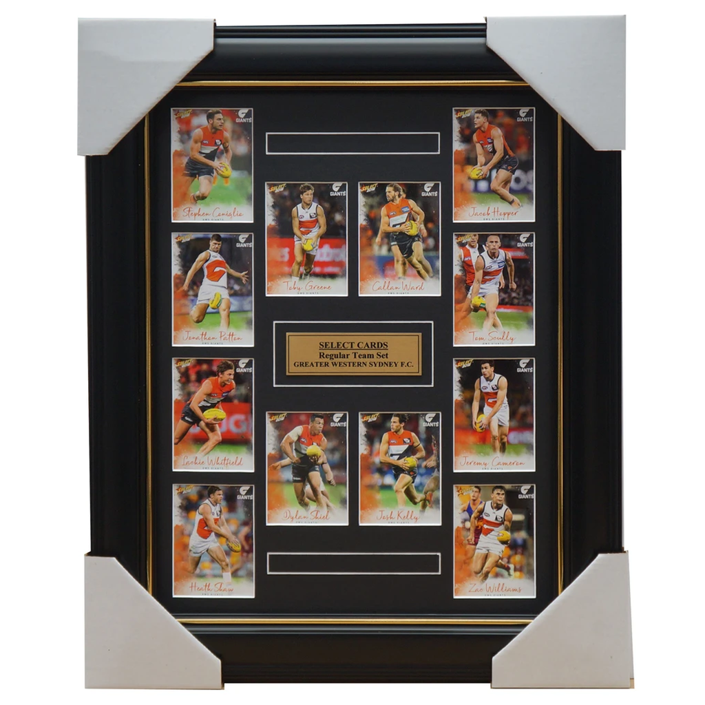 Greater Western Sydney 2018 Select Card Team Set Framed Cameron Ward Greene - 3361