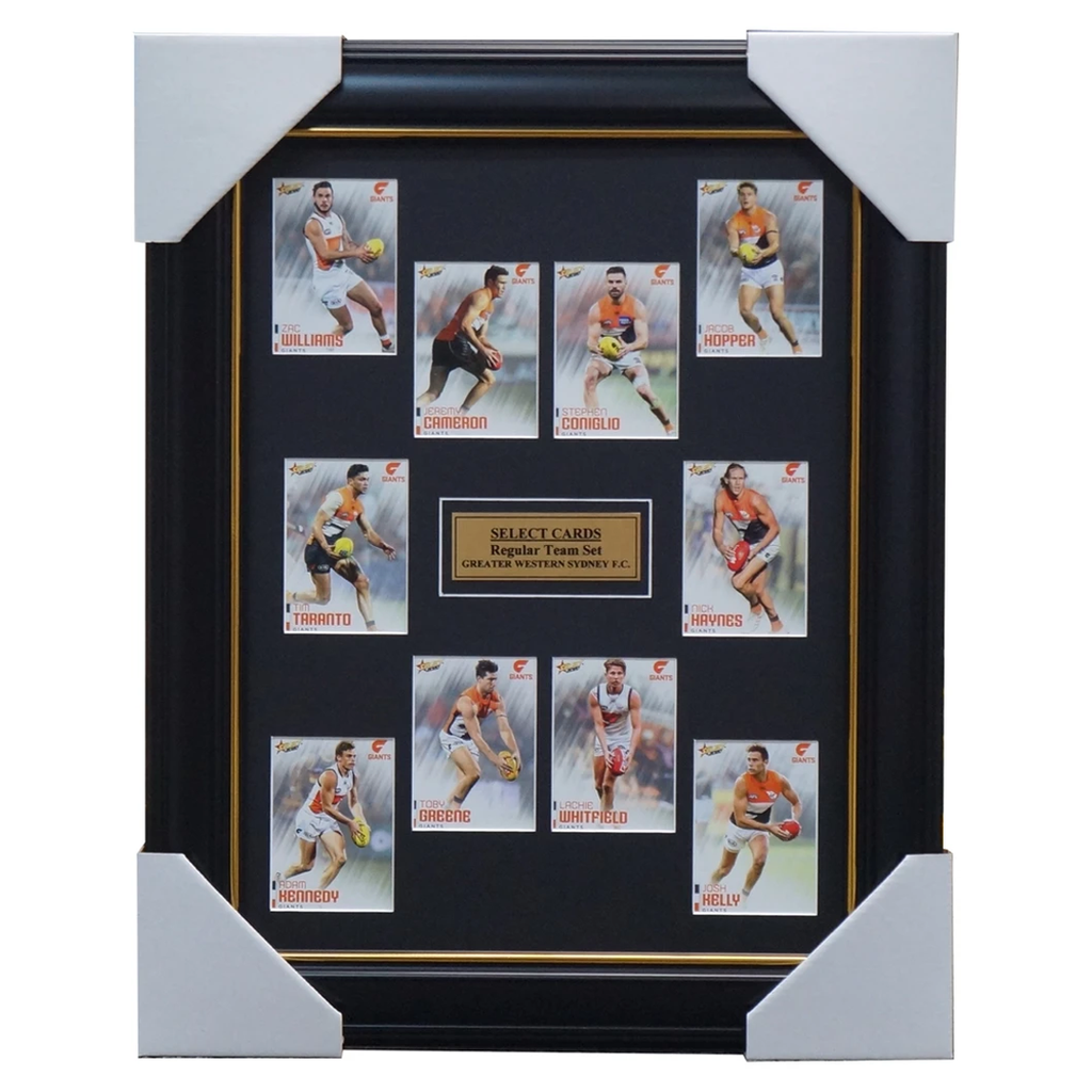 Greater Western Sydney 2020 Select Afl Card Set Framed - 4007