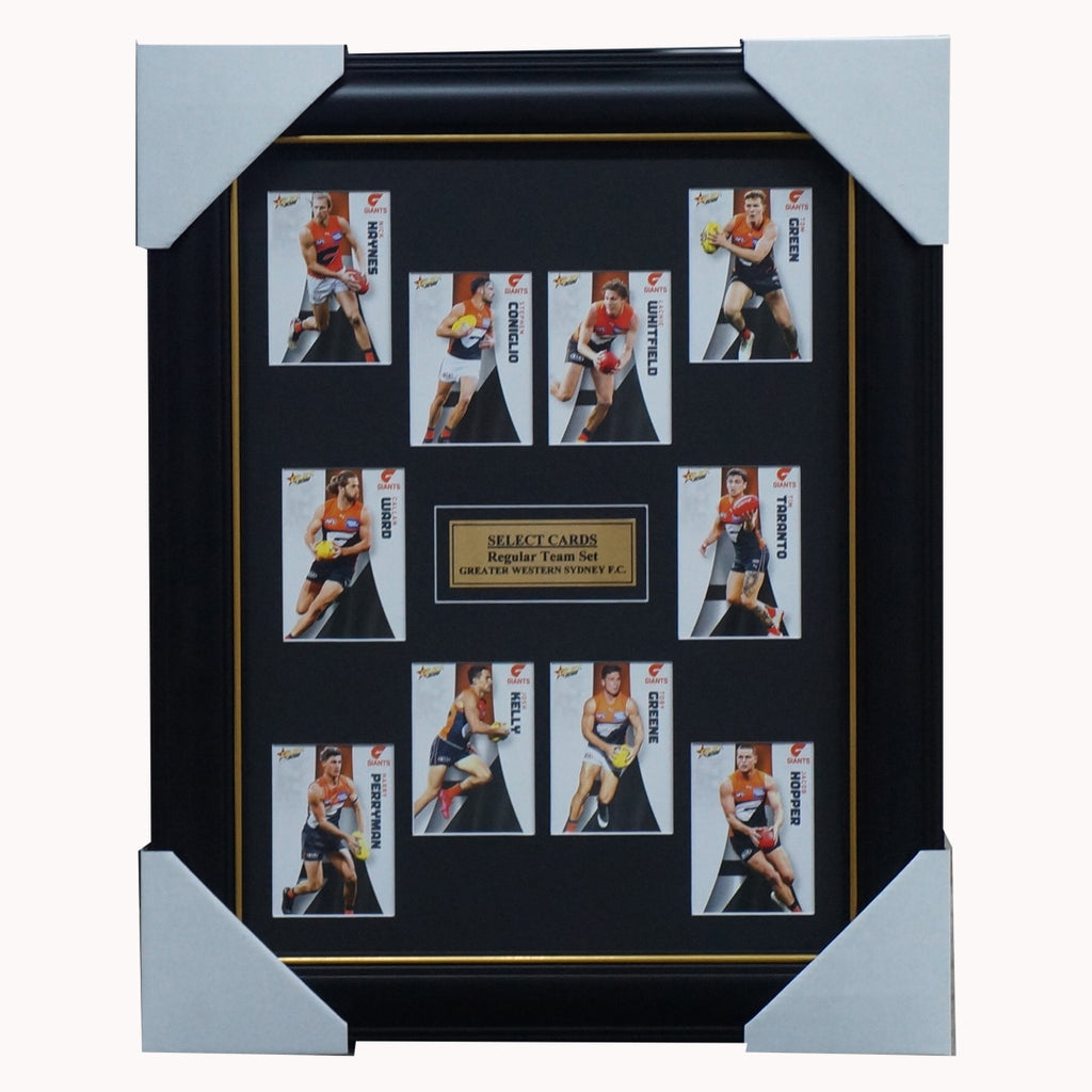 Greater Western Sydney 2022 Select Card Team Set Framed Coniglio Greene Kelly - 5038