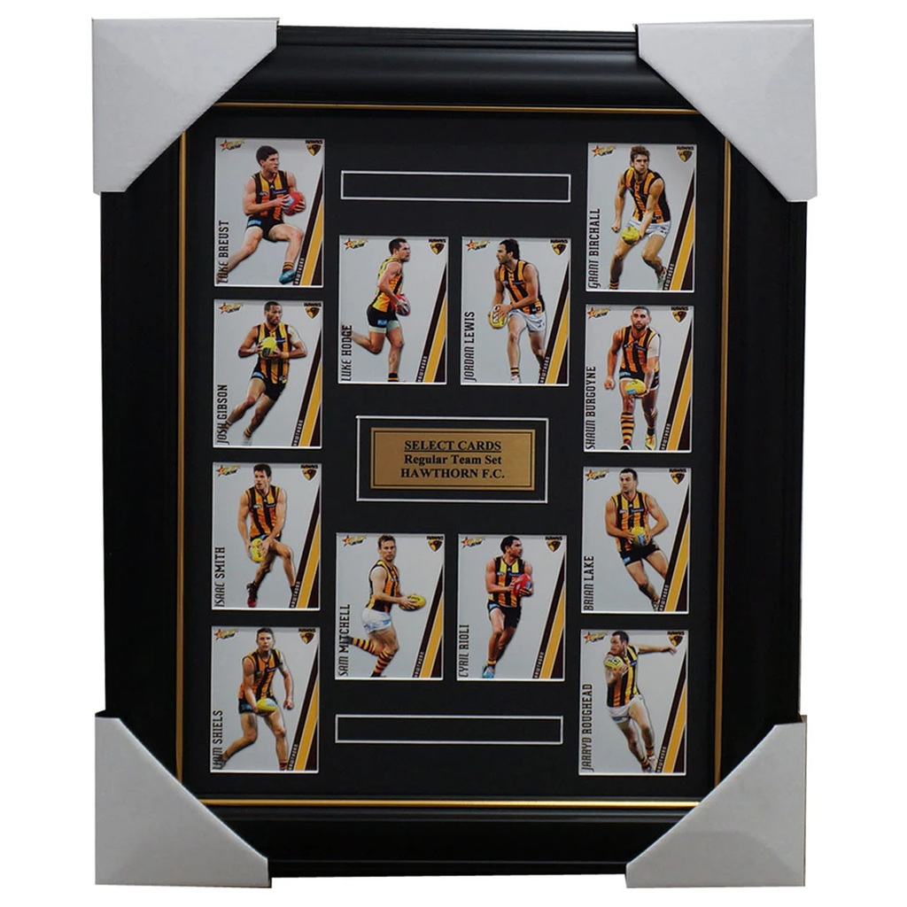 Hawthorn 2015 Select Card Team Set Framed Luke Hodge Mitchell Rioli Lewis Shiels - 1016