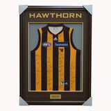 Hawthorn Football Club 2021 AFL Official Team Signed Guernsey Framed - 4701