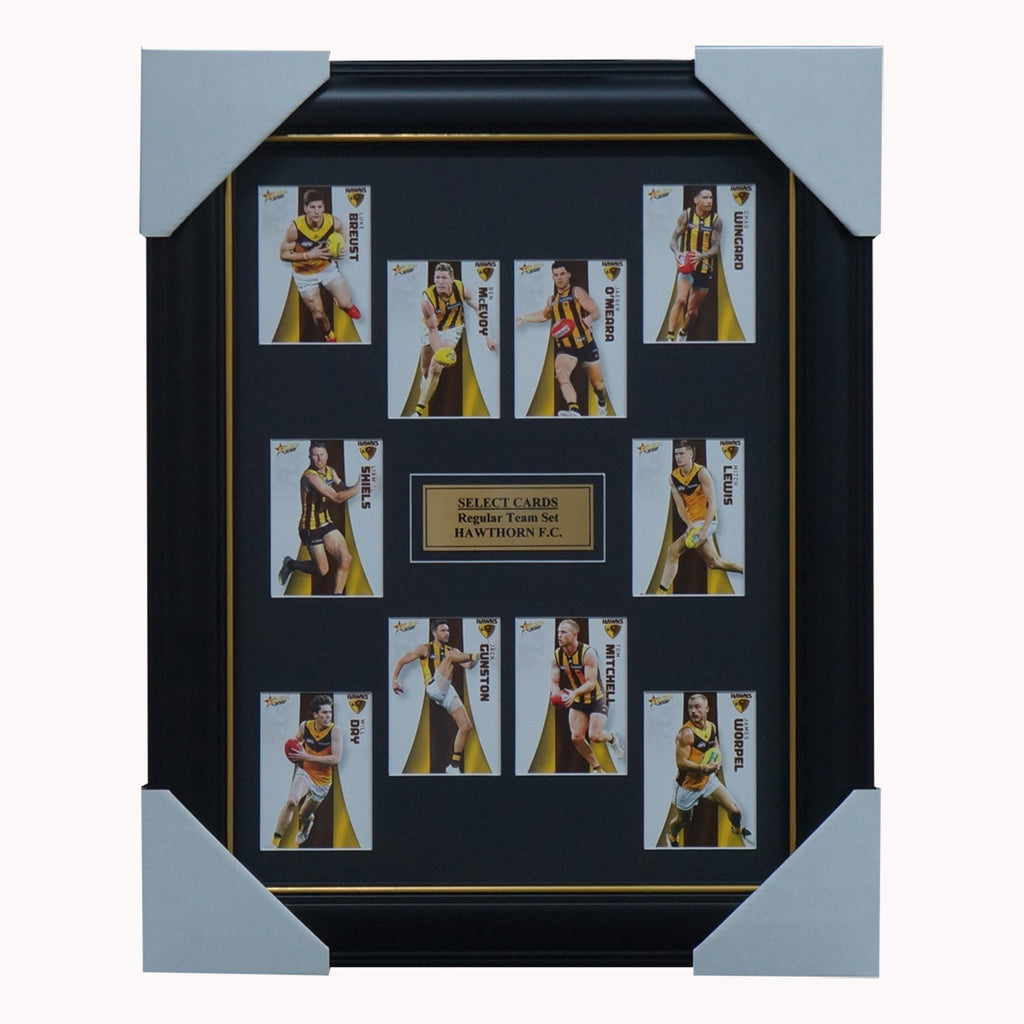 Hawthorn 2022 Select Card Team Set Framed O'Meara McEvoy Gunston - 5039