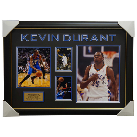 Kevin Durant Oklahoma City Thunder Signed Collage Framed - 4038