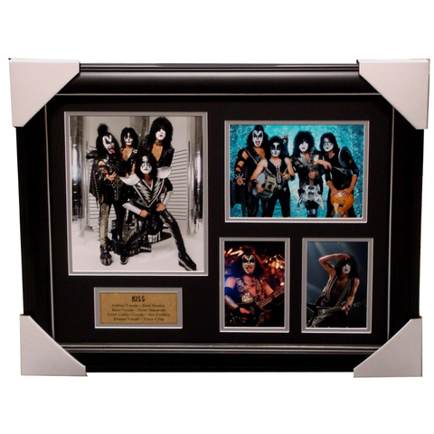 Kiss Band Photo Collage Framed - 4114