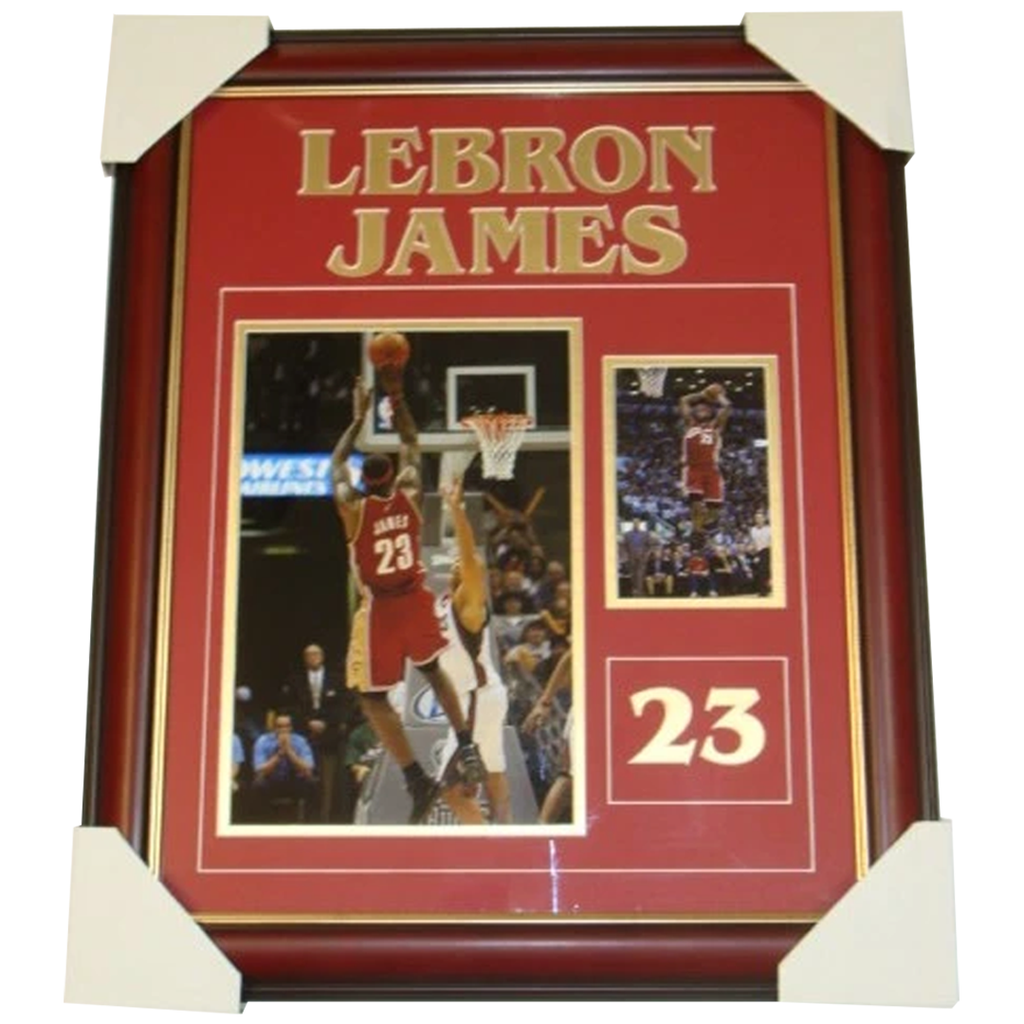 Lebron James Cleveland Photo Collage Framed - 2754