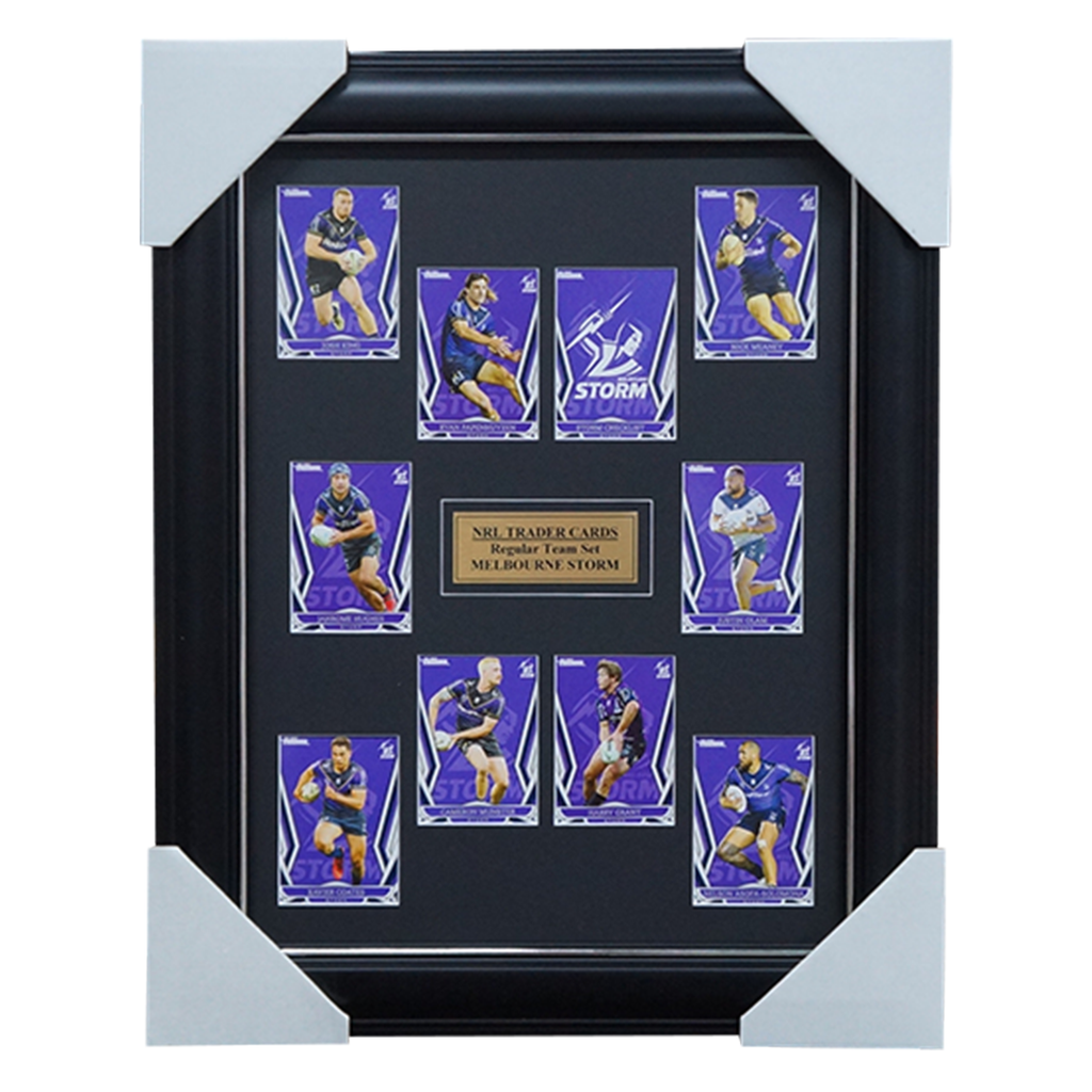 2023 NRL Traders Cards Melbourne Storm Team Set Framed Munster - 5417