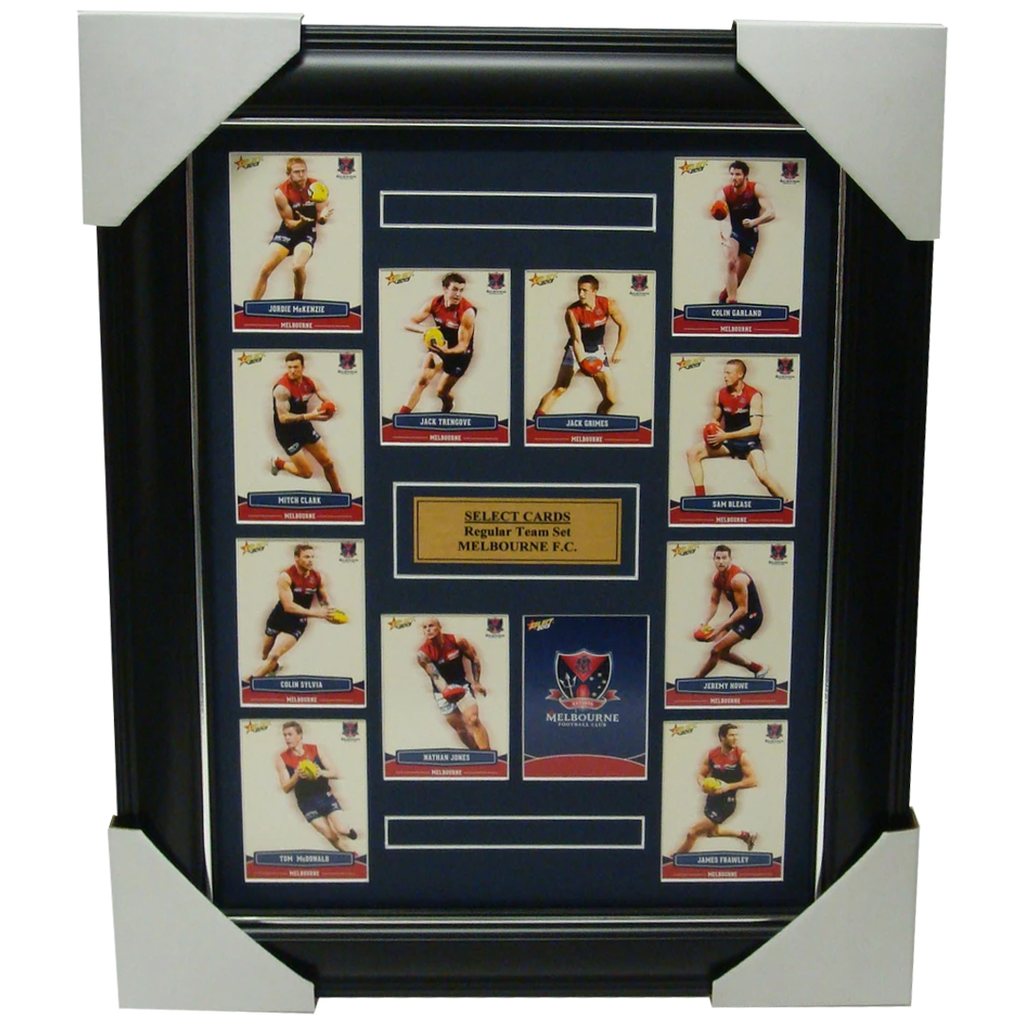 Melbourne 2013 Afl Select Cards Complete Set Framed - 1251