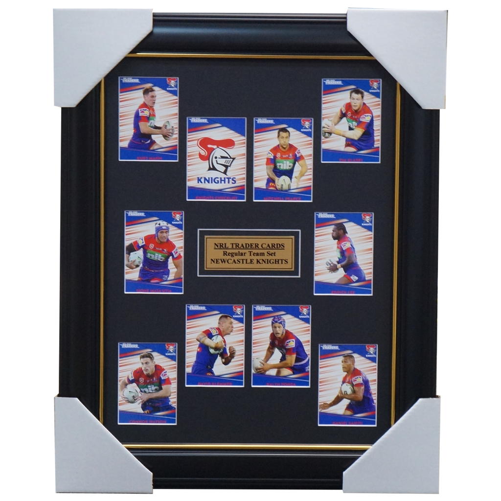 2020 Nrl Traders Cards Newcastle Knights Team Set Framed Pearce Lee Ponga - 4030