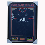 Paris Saint Germain Signed 2021/22 Squad Jersey Messi Mbappe Neymar  - 4984