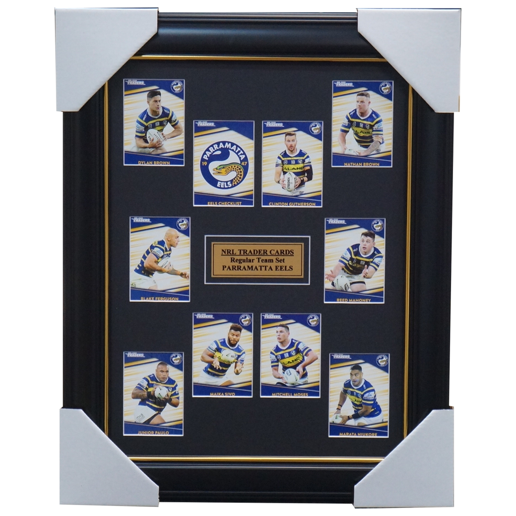 2020 Nrl Traders Cards Parramatta Eels Team Set Framed Gutherson Sivo Dylan-brown  - 4041