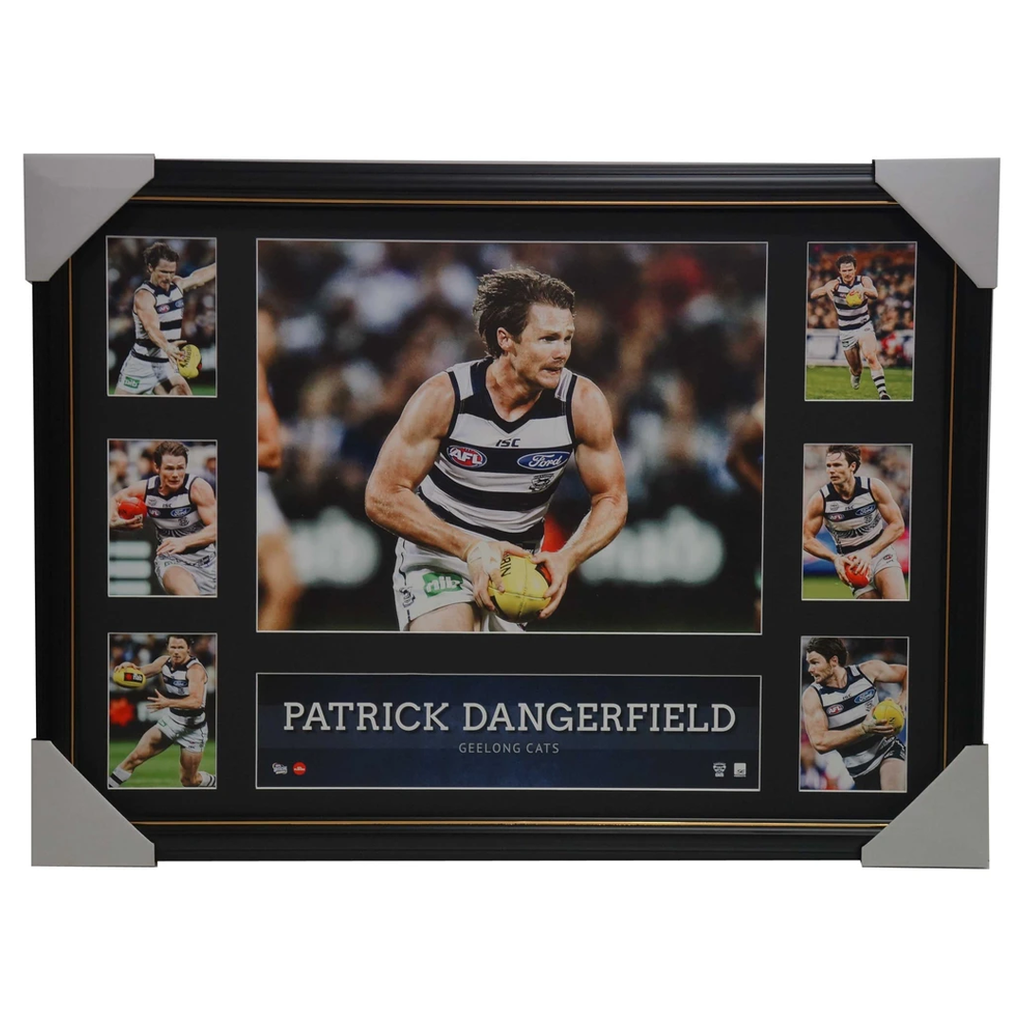 Patrick Dangerfield Geelong Cats Official Afl Memorabilia Super Frame Collage - 2893