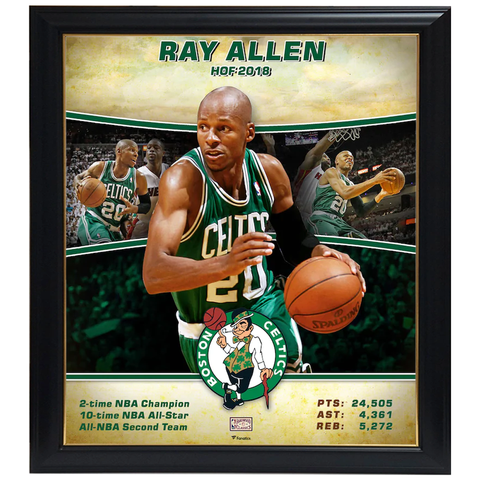 Ray Allen Boston Celtics Official Nba Print Framed - 4404