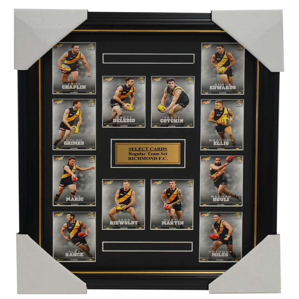 Richmond Tigers 2016 Select Card Team Set Framed Cotchin Martin Deledio Riewoldt - 2645