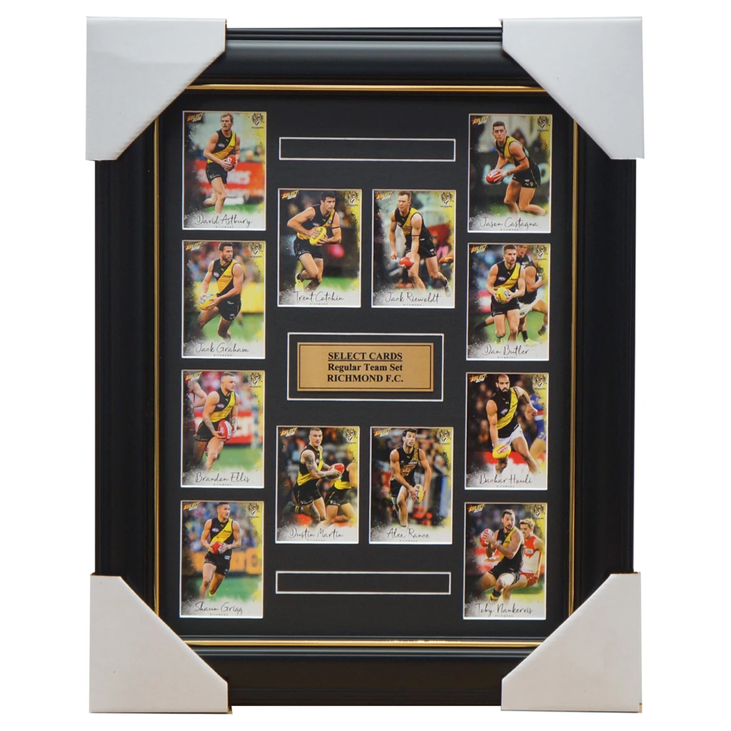Richmond Tigers 2018 Select Card Team Set Framed Cotchin Dustin Martin Riewoldt - 3353