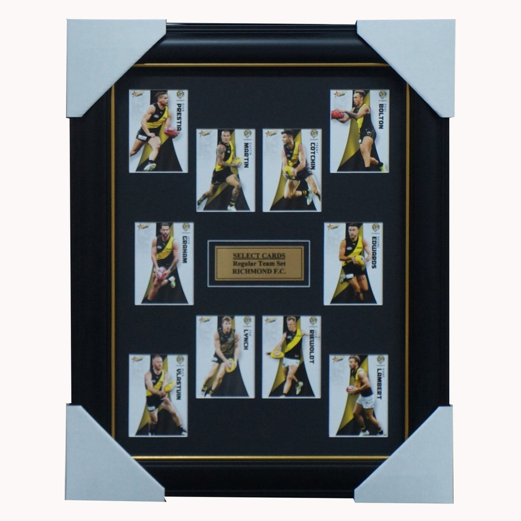 Richmond Tigers 2022 Select Card Team Set Framed Martin Cotchin Lynch Bolton - 5043