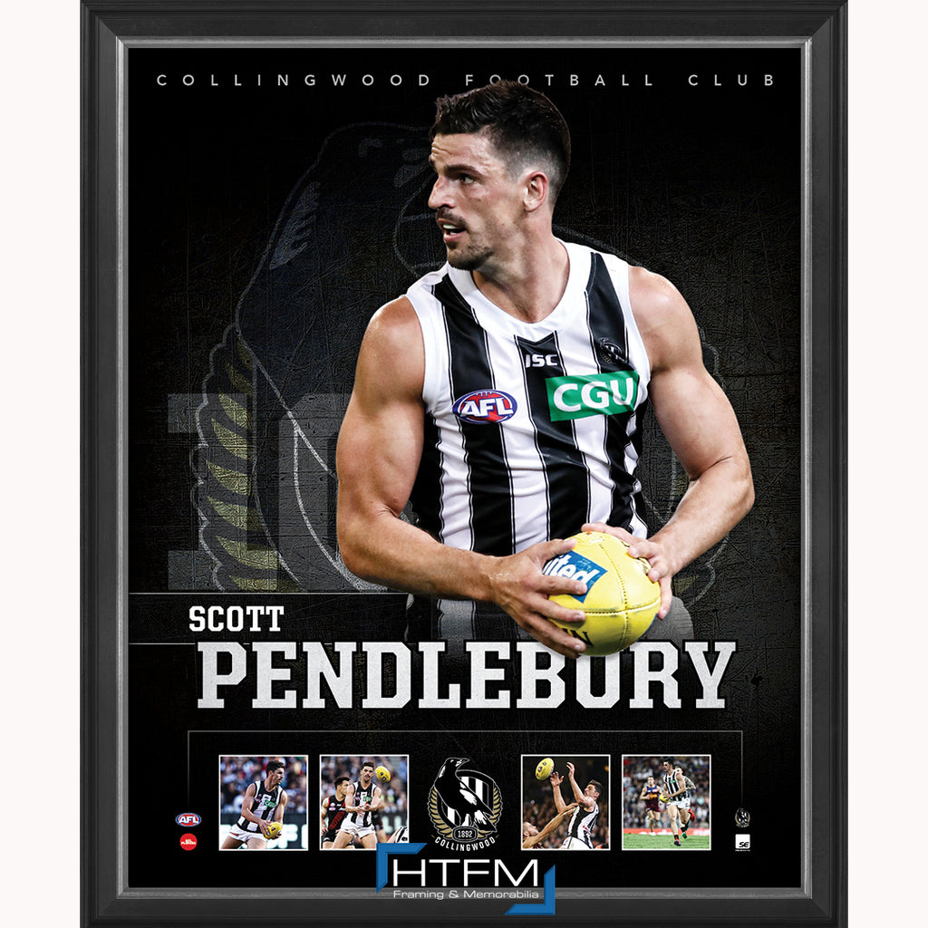 Scott Pendlebury Captain of Collingwood Official Licensed Afl Print Framed New - 3683