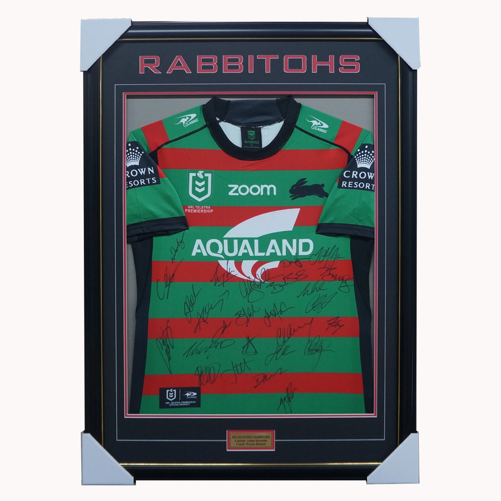 South Sydney Rabbitohs Football Club 2021 NRL Team Signed Guernsey - 4717