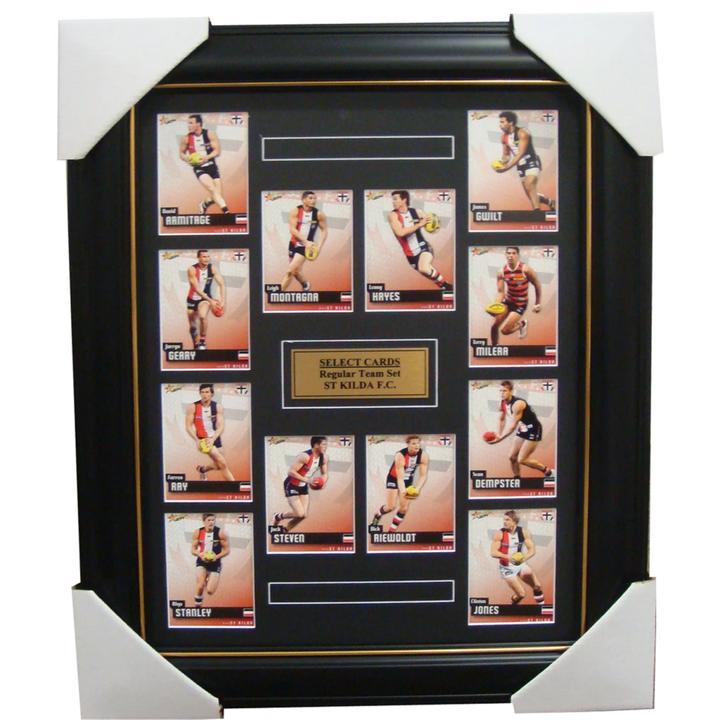 St Kilda 2014 Limited Edition Select Cards Set Framed - Riewoldt Hayes Steven - 1713