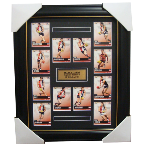 St Kilda 2014 Limited Edition Select Cards Set Framed - Riewoldt Hayes Steven - 1713
