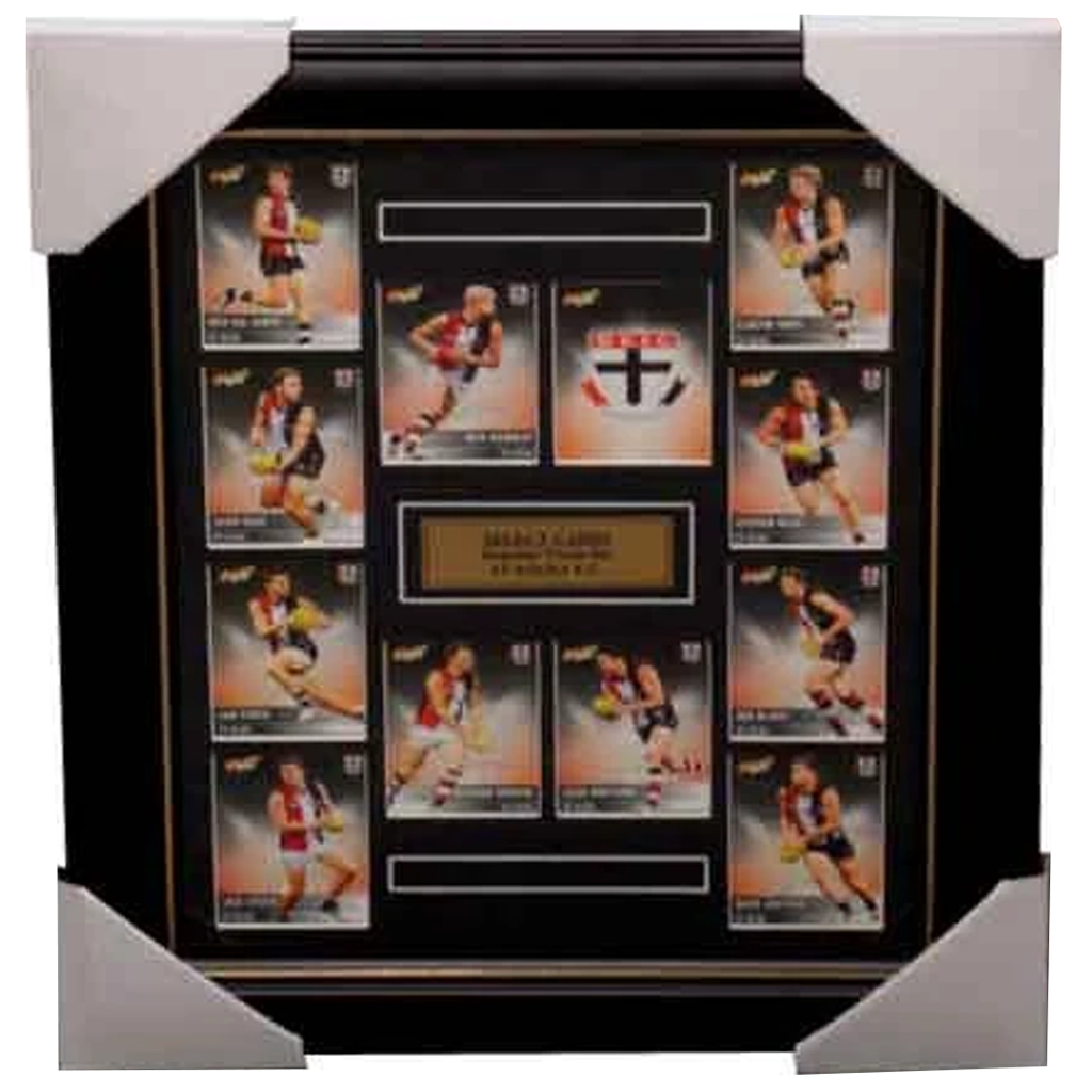 St Kilda Saints 2012 Select Cards Set Framed - 3990