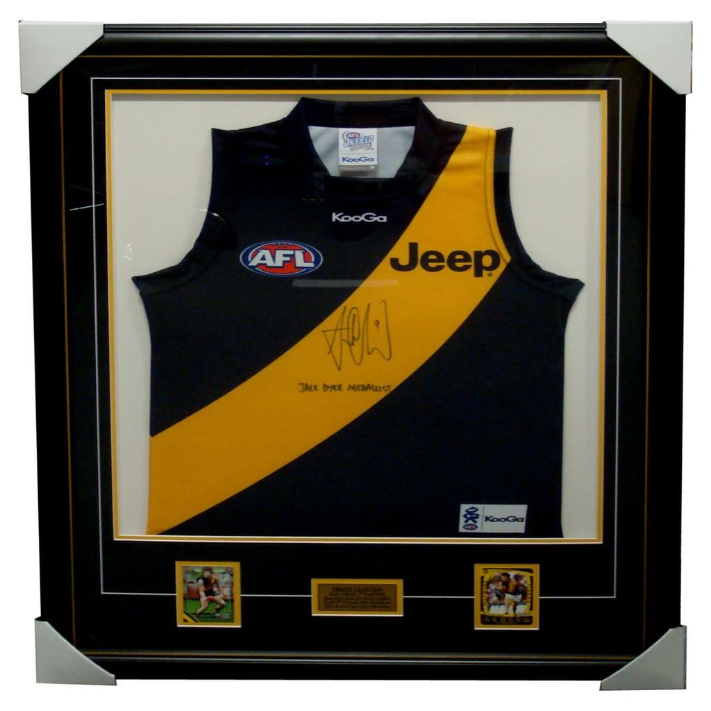 Trent Cotchin Richmond Afl Signed Jumper Framed - 4115
