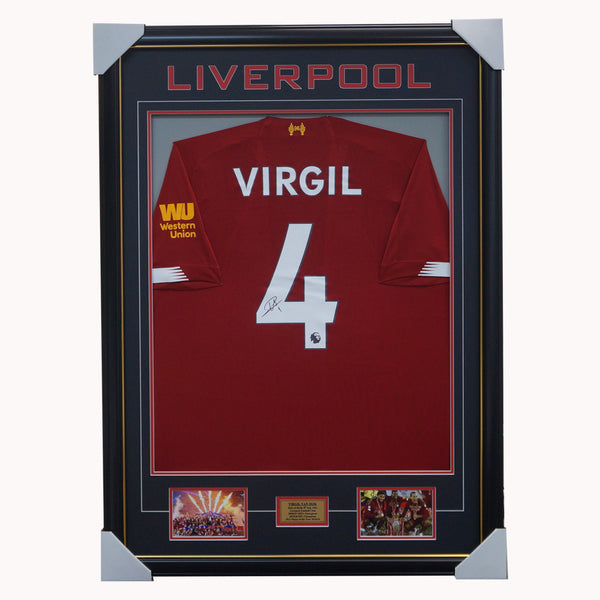 Virgil van dijk signed sales shirt