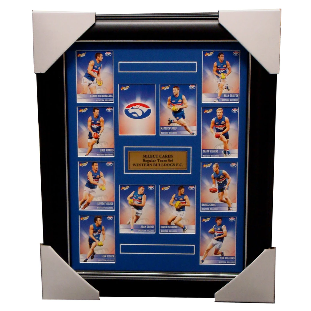 Western Bulldogs 2012 Select Cards Set Framed - 4066