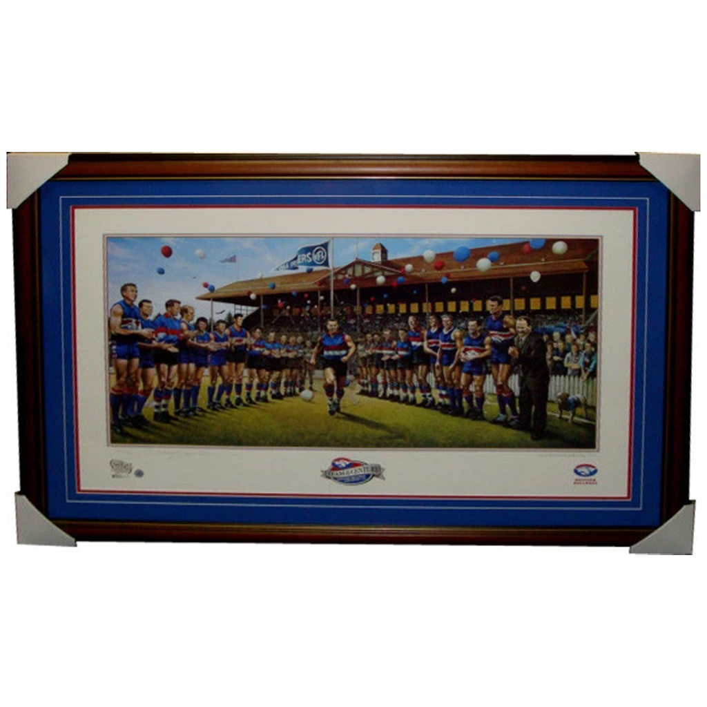 Western Bulldogs L/e Team of the Century Jamie Cooper Print Framed - 3852