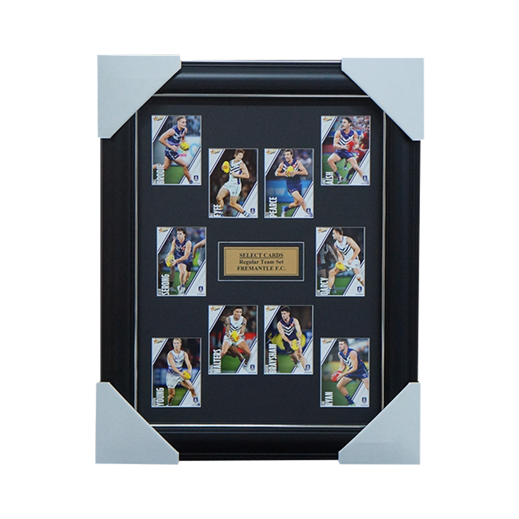 Fremantle Dockers 2023 Select Card Team Set Framed Fyfe Walters - 5396