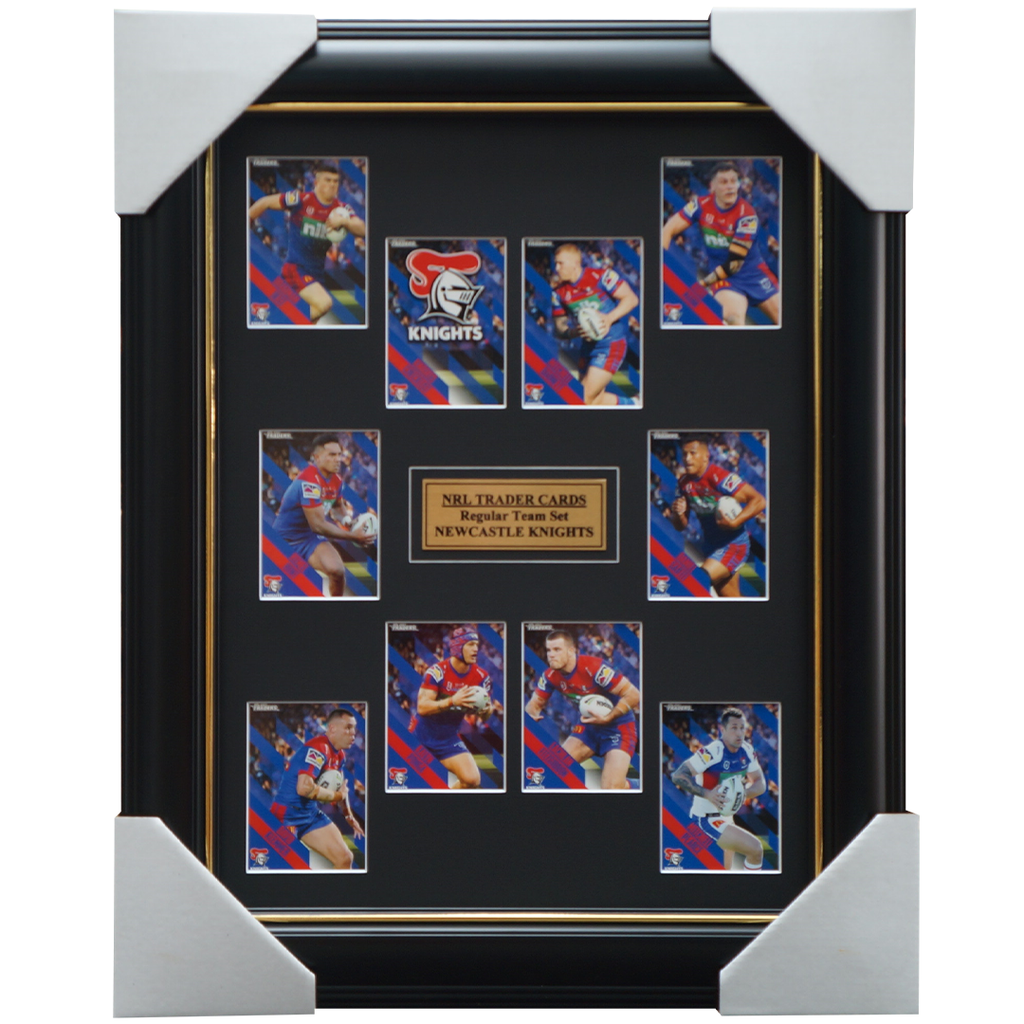 2021 NRL Traders Cards Newcastle Knights Team Set Framed Ponga - 4655