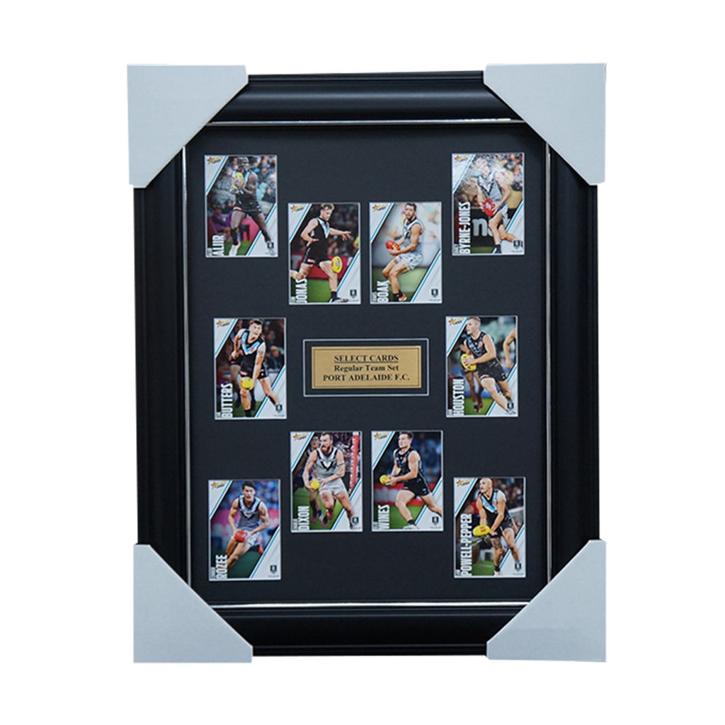 Port Adelaide 2023 Select Card Team Set Framed Wines Boak Dixon - 5403