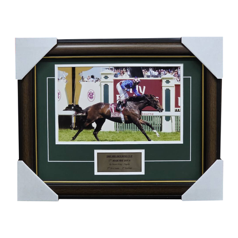 2005 Melbourne Cup Winner Makybe Diva Photo Framed - 2701